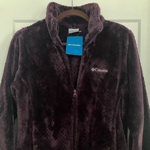 NWT Columbia zip up fleece jacket size L